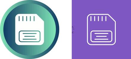 Memory Card Vector Icon