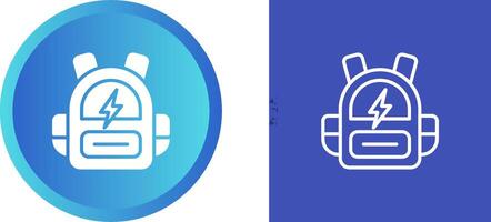 Smart Backpack Vector Icon