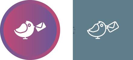 Carrier Pigeon Vector Icon