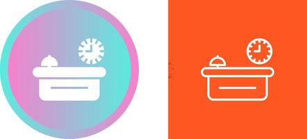 Customer Service Counter Vector Icon