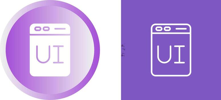 usuario interfaz diseño vector icono