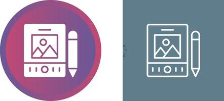 Pen Tablet Vector Icon