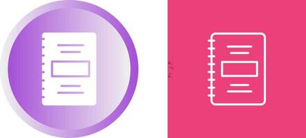 Notebook Vector Icon