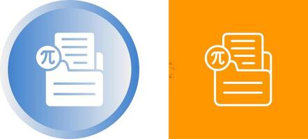 Document Insert Formula Vector Icon