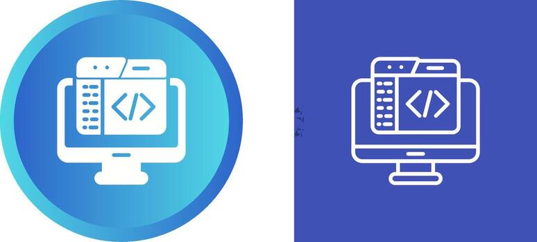 Code Editor Vector Icon