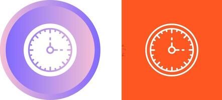 Clock Three Vector Icon