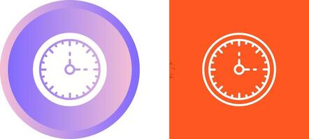 Clock Three Vector Icon