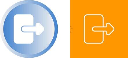 Exit Vector Icon
