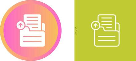 Document Upload Vector Icon