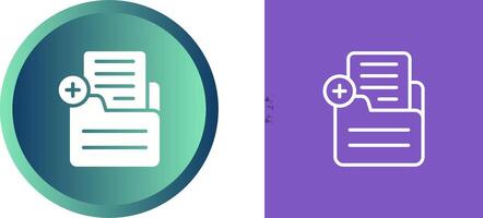 Document Add Vector Icon