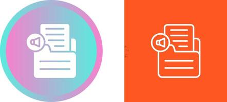 Document Insert Audio Vector Icon