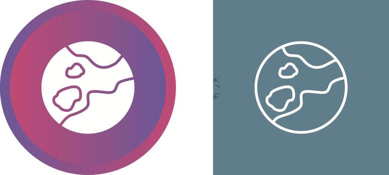 icono de vector de mundo