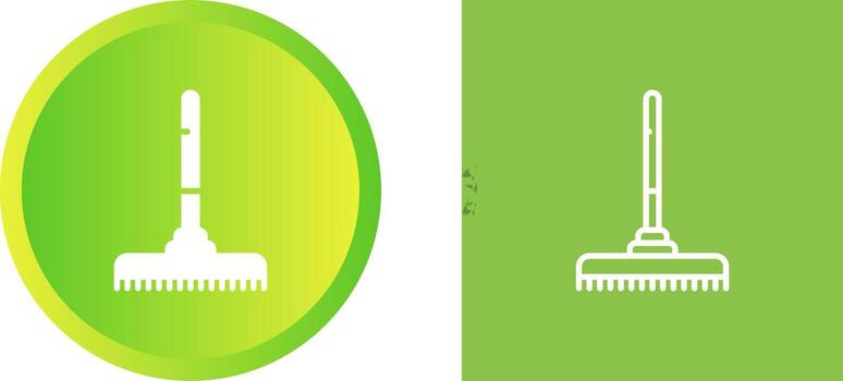 icono de vector de rastrillo