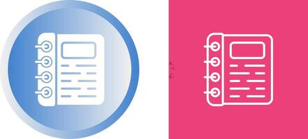 Spiral Notepad Vector Icon
