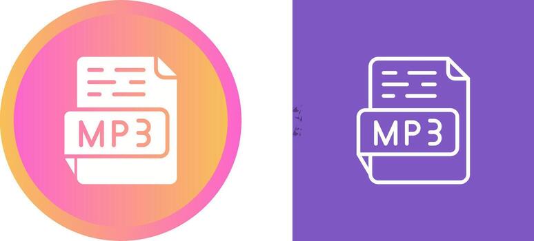 MP3 Vector Icon