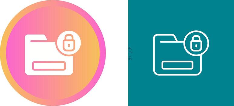 documento cifrado vector icono