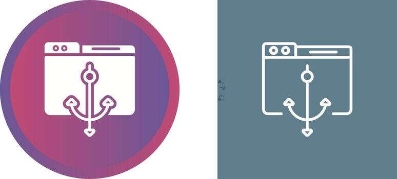 sitio web constructor vector icono