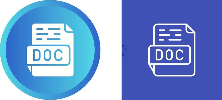 DOC Vector Icon