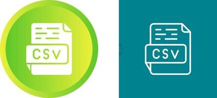 CSV Vector Icon