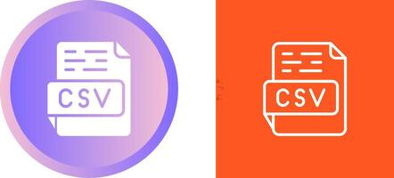CSV Vector Icon