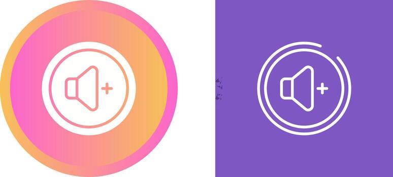 Volume Up Button Vector Icon