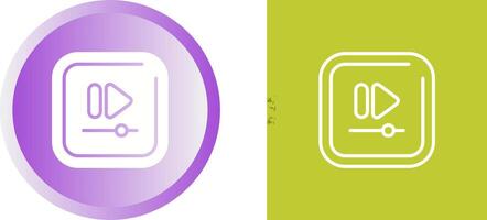 Video Fast Square Triangle Vector Icon
