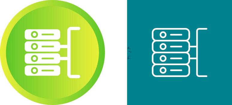 icono de vector de base de datos