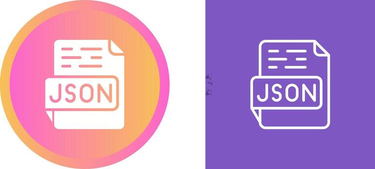 JSON Vector Icon