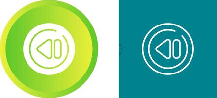 Previous Track Circle Vector Icon