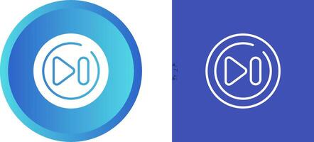 Fast Forward Circle Vector Icon