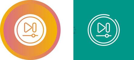 Video Next Track Button Vector Icon