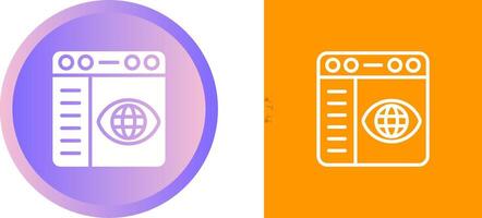 Browser Settings Vector Icon