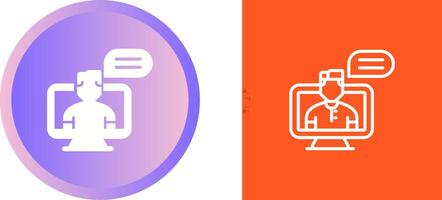 Online Learning Vector Icon