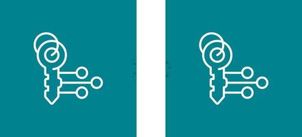 Unique Two Icons Set vector