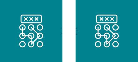 Pattern Lock Vector Icon