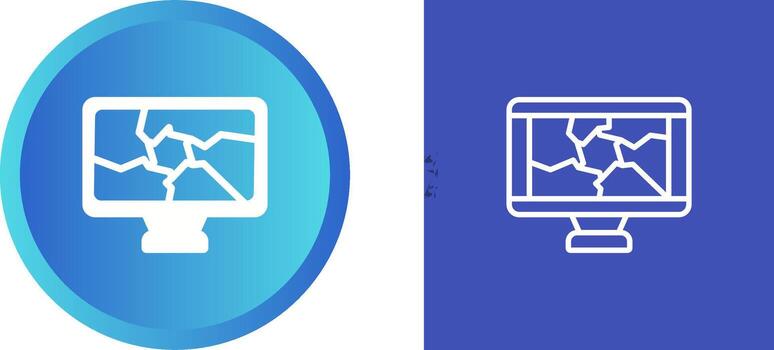 icono de vector de computadora