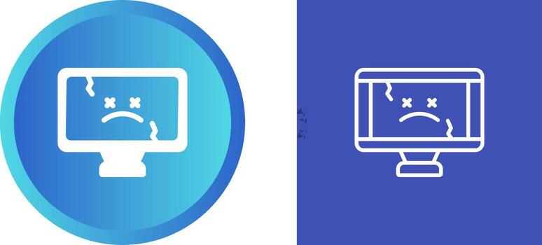 Computer Vector Icon