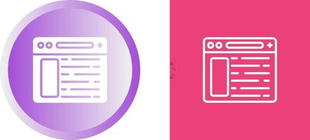 Browser Vector Icon