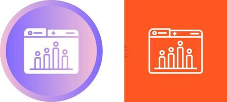 Graph Vector Icon