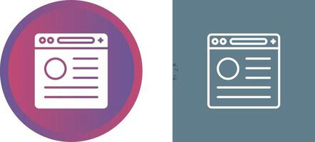 Browser Vector Icon
