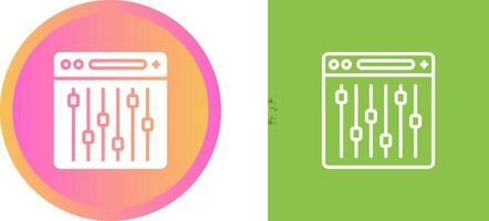 icono de vector de configuración