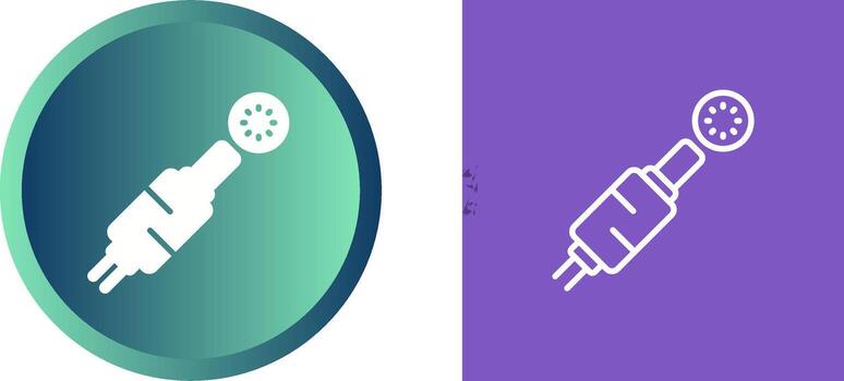 icono de vector de enchufe