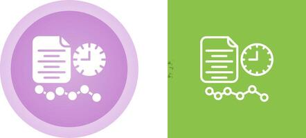 Time Series Analysis Vector Icon