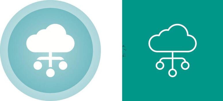 Cloud Computing Vector Icon