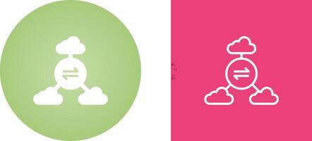 Multi-Cloud Vector Icon