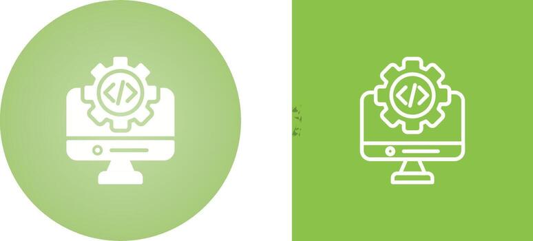 software desarrollo vector icono