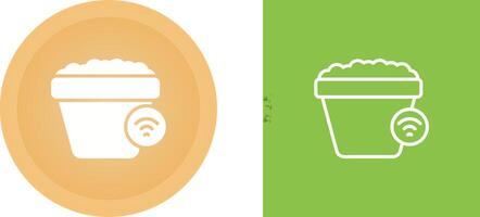 Smart Plant Pot Vector Icon