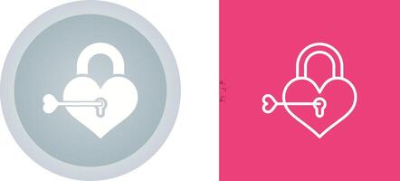 Love lock Vector Icon