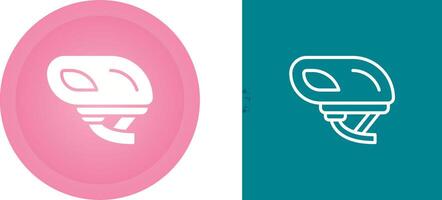 Smart Bike Helmet Vector Icon