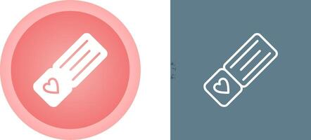 Love coupon book Vector Icon